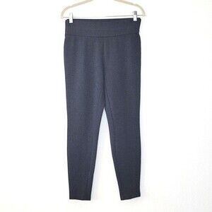 OLD NAVY Thick Gray High Waisted Zipper Ankle Length Leggings size M